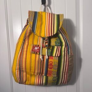 Taaluma Totes Backpack Fun Stripes